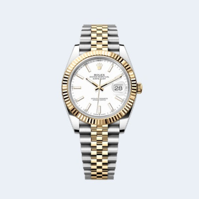 데이트저스트 오이스터 옐로우 골드